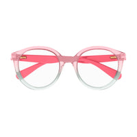 CC0022O Pink recycled acetate Optical Frames - Shiny Transparent Pink