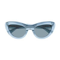 BV1282S Light-Blue recycled acetate Sunglasses - Shiny Transparent Light-Blue
