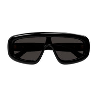 BV1281S Black recycled acetate Sunglasses - Shiny Black