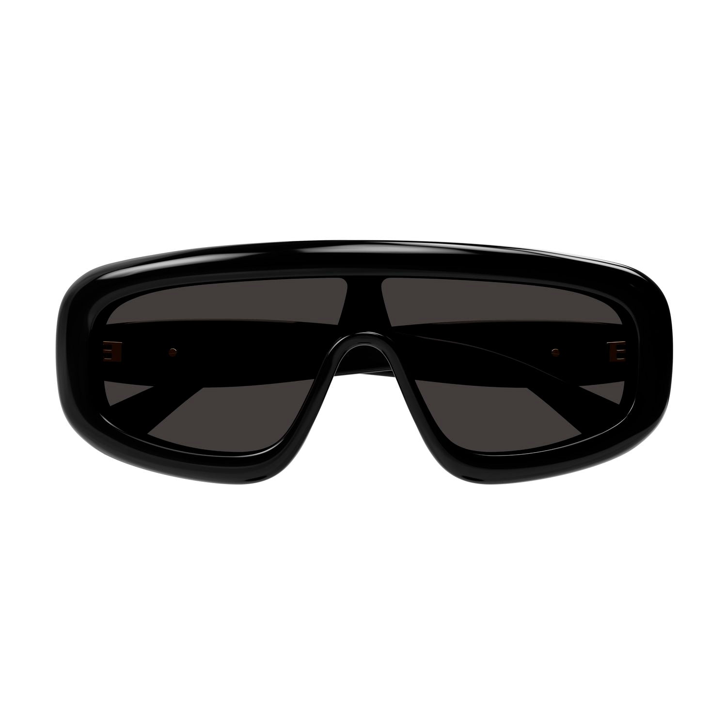 BV1281S Black recycled acetate Sunglasses - Shiny Black