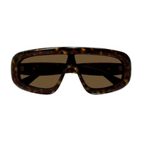 BV1281S Havana recycled acetate Sunglasses - Shiny Havana