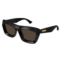 BV1283S Black recycled acetate Sunglasses - Shiny Black