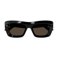 BV1283S Black recycled acetate Sunglasses - Shiny Black