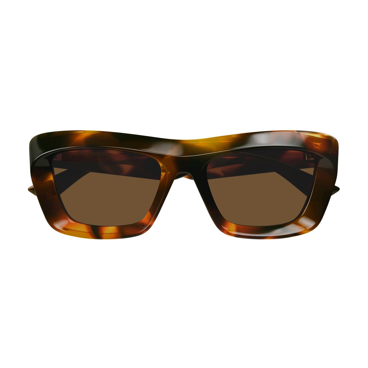 BV1283S Havana recycled acetate Sunglasses - Shiny Havana