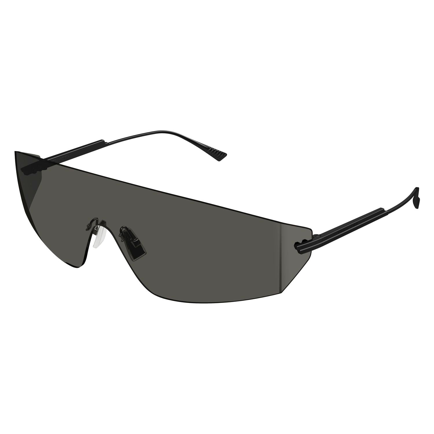 BV1299S Black metal Sunglasses - Shiny Black