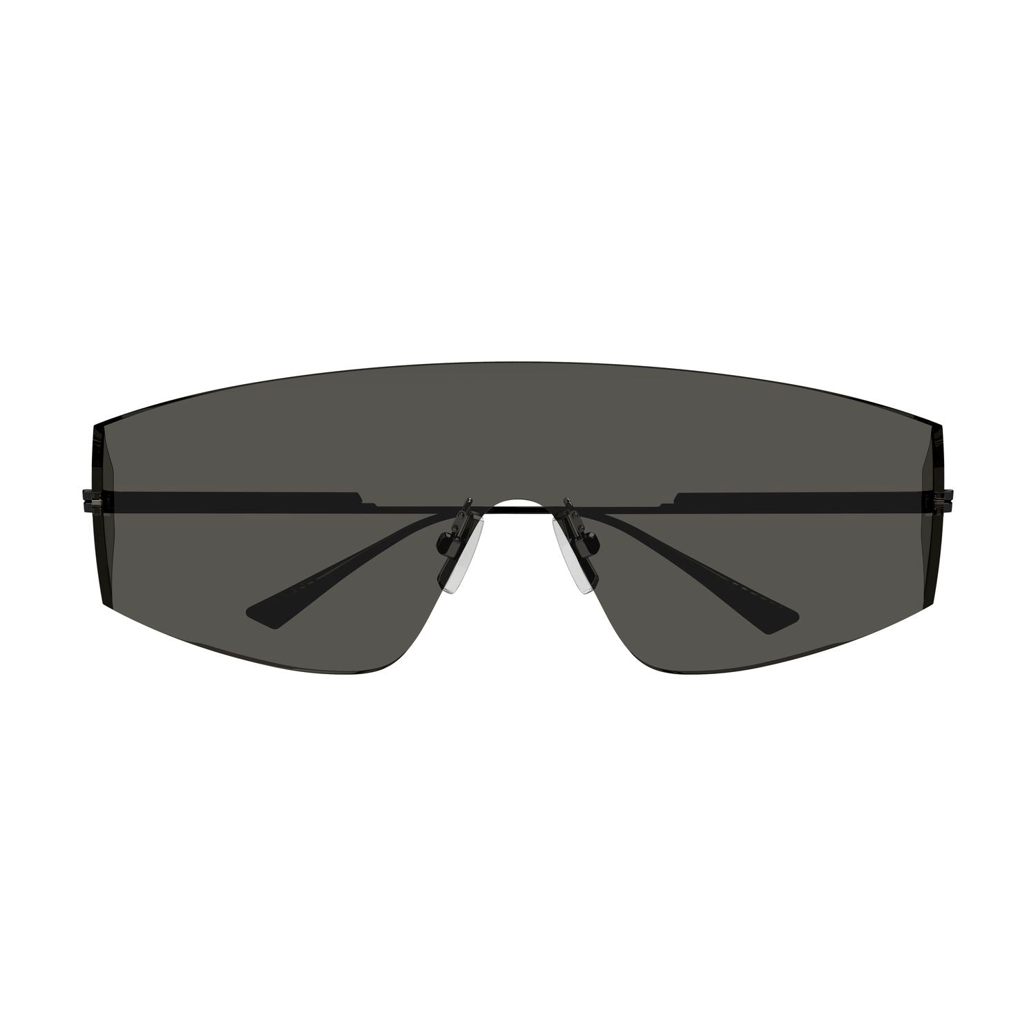 BV1299S Black metal Sunglasses - Shiny Black