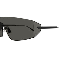 BV1299S Black metal Sunglasses - Shiny Black