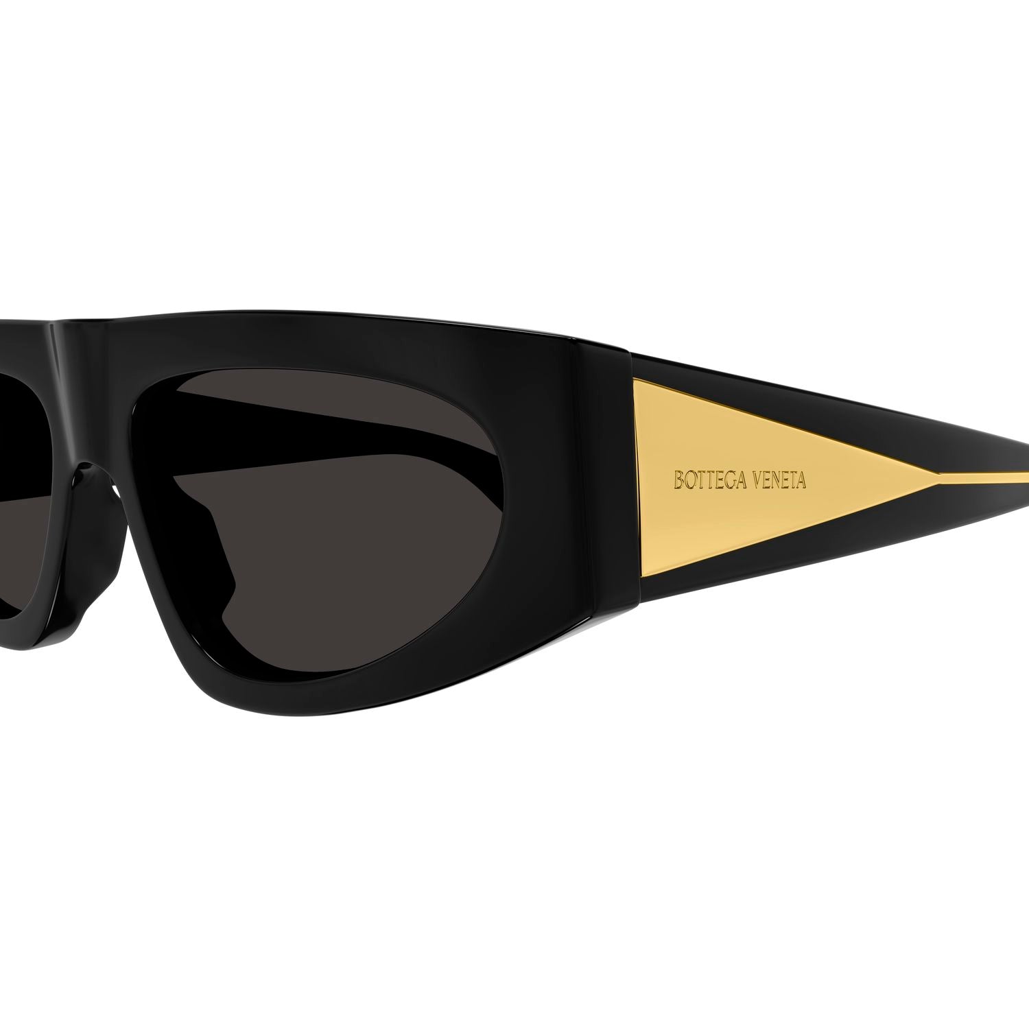BV1277S Black recycled acetate Sunglasses - Shiny Black