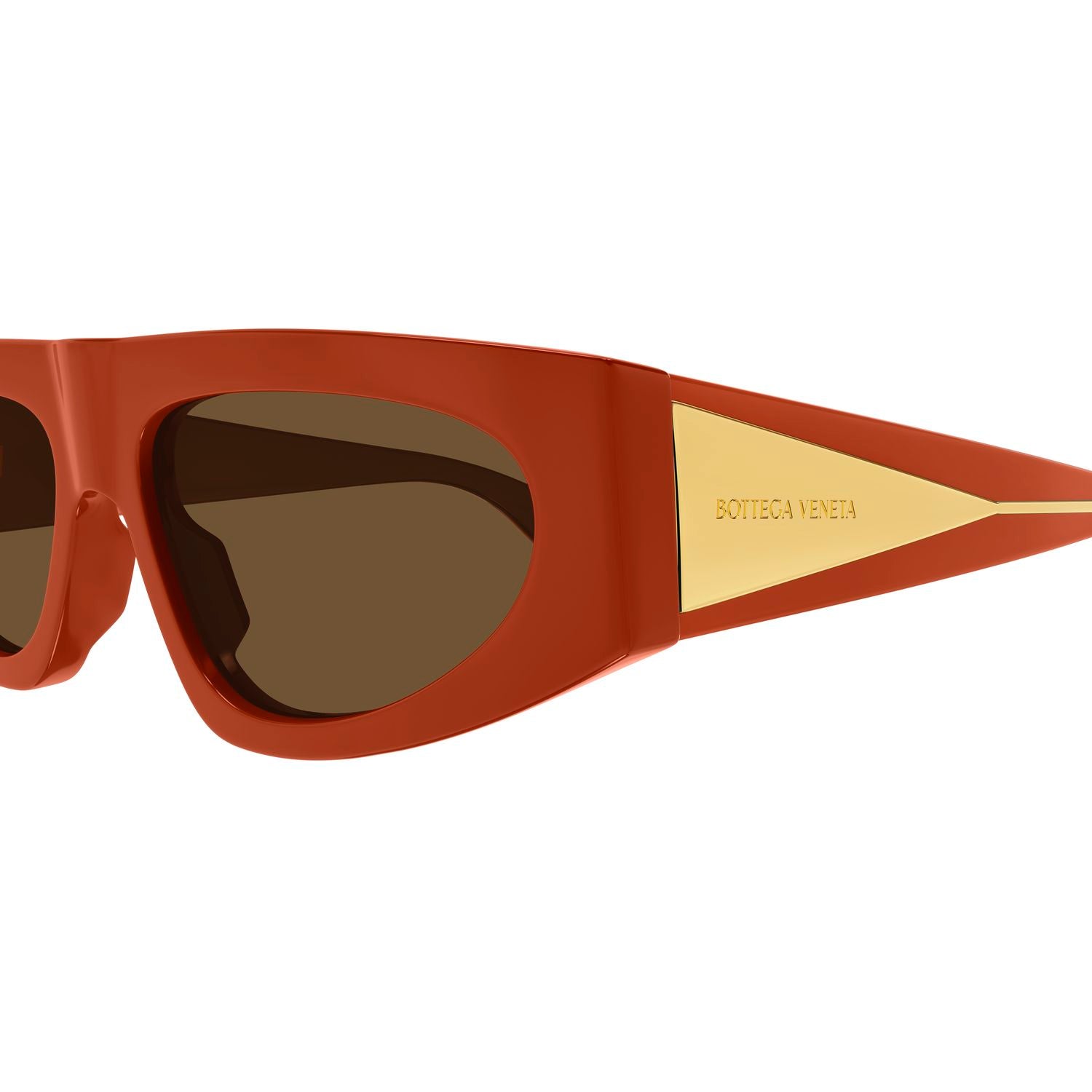 BV1277S Orange recycled acetate Sunglasses - Shiny Orange