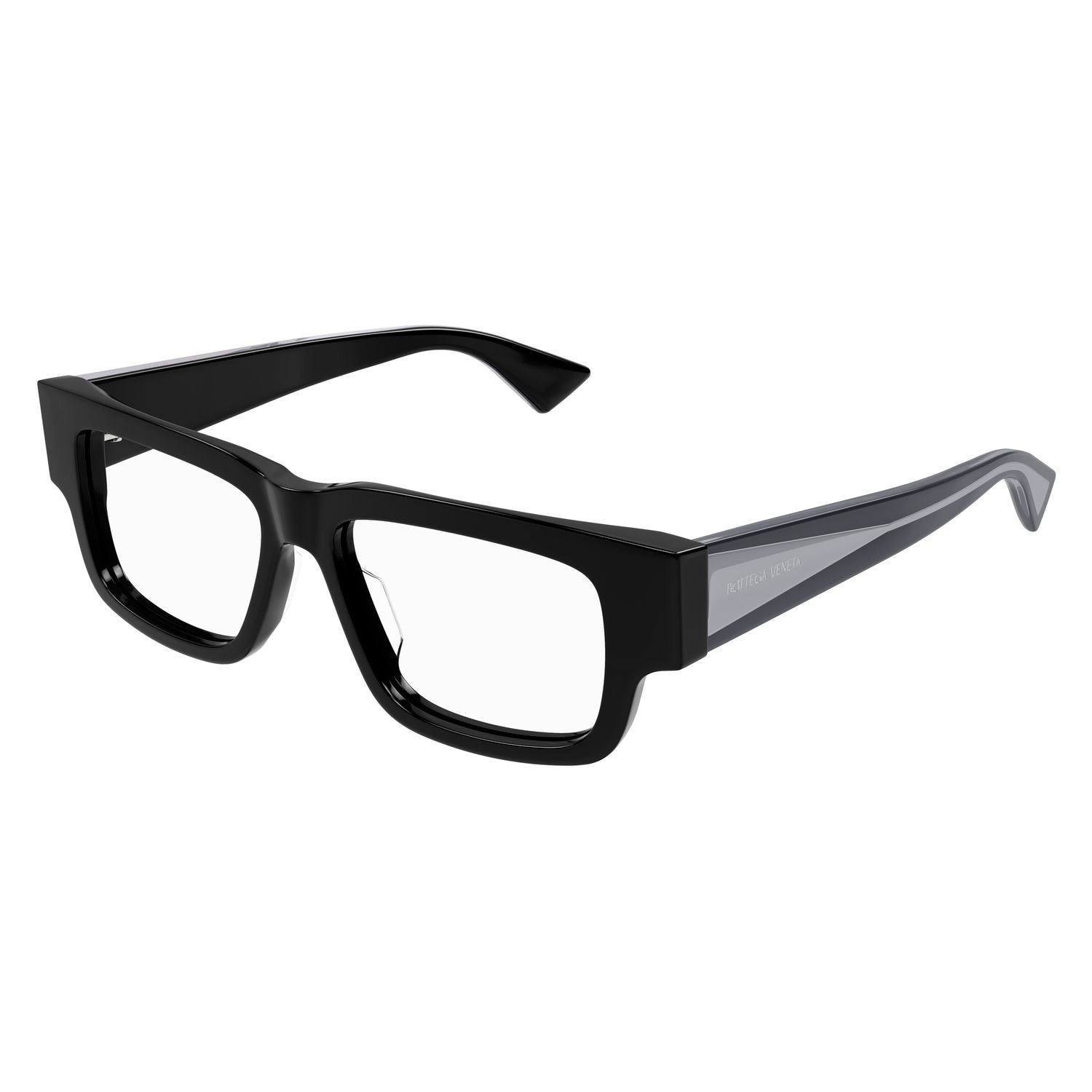 BV1280O Black recycled acetate Optical Frames - Shiny Black