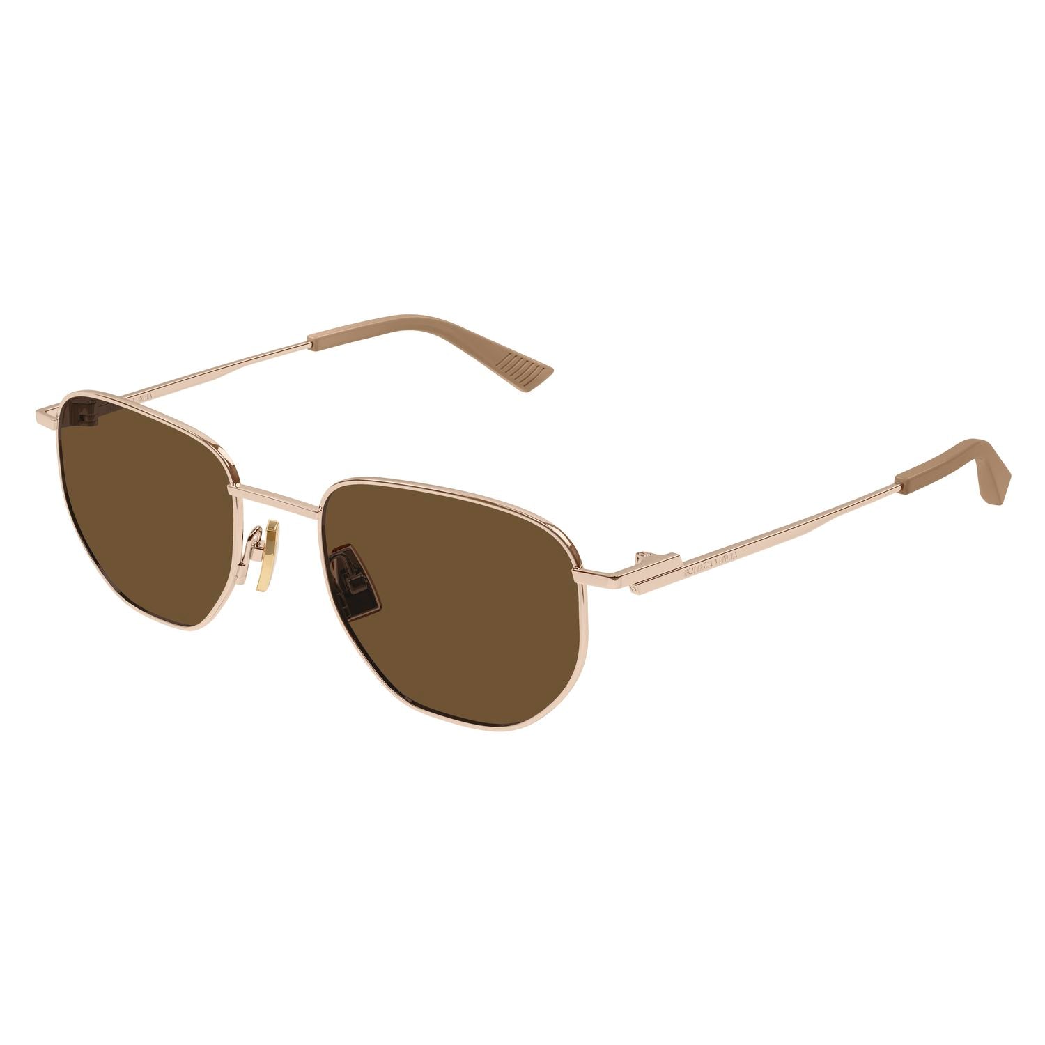 BV1301S Gold metal Sunglasses - Shiny Gold