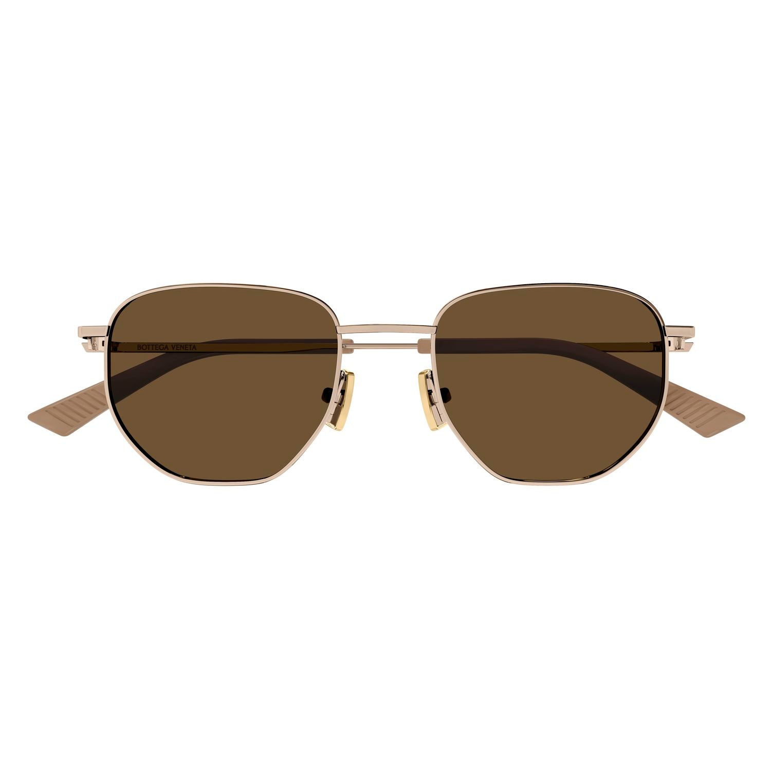 BV1301S Gold metal Sunglasses - Shiny Gold