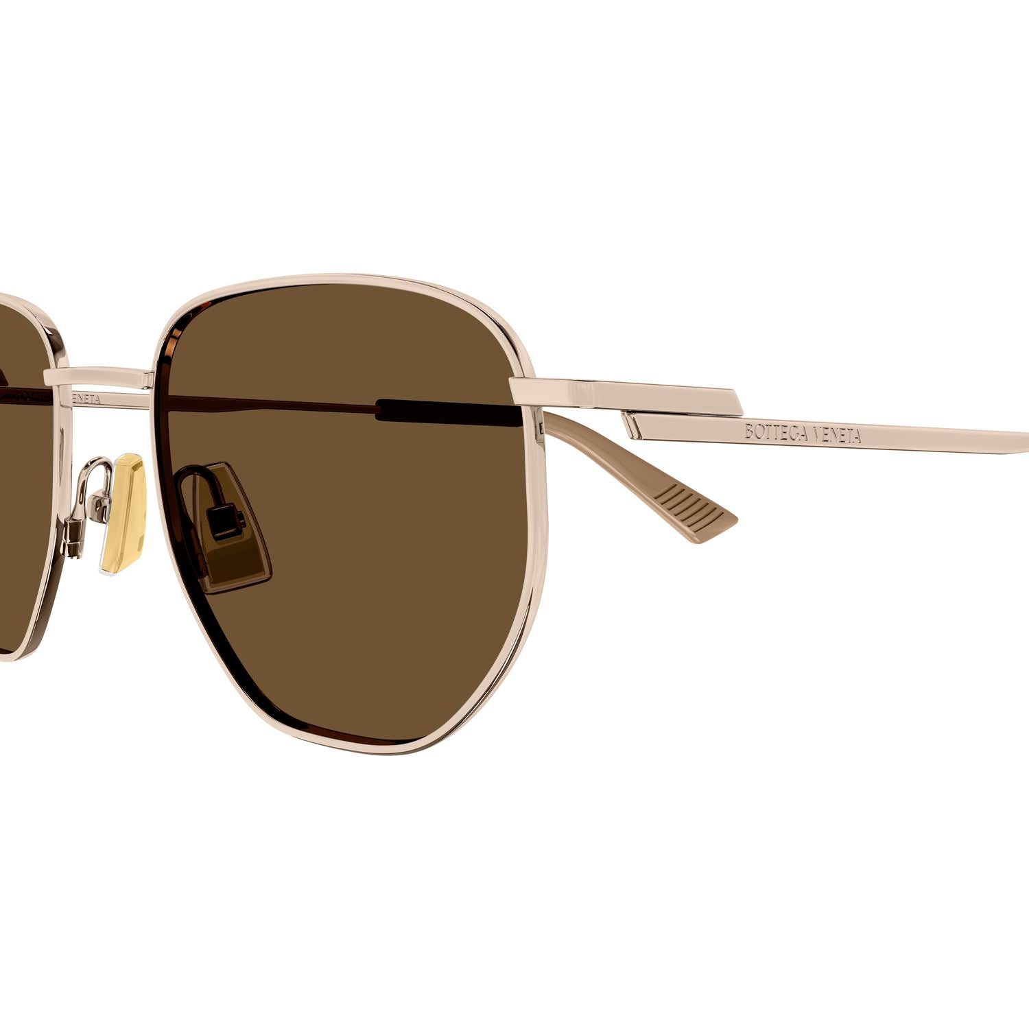 BV1301S Gold metal Sunglasses - Shiny Gold