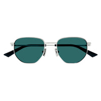BV1301S Silver metal Sunglasses - Shiny Silver