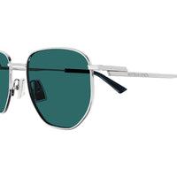 BV1301S Silver metal Sunglasses - Shiny Silver
