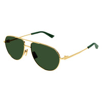 BV1302S Gold metal Sunglasses - Shiny Gold