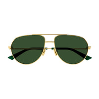 BV1302S Gold metal Sunglasses - Shiny Gold