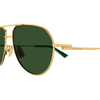 BV1302S Gold metal Sunglasses - Shiny Gold
