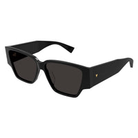 BV1285S Black recycled acetate Sunglasses - Shiny Black