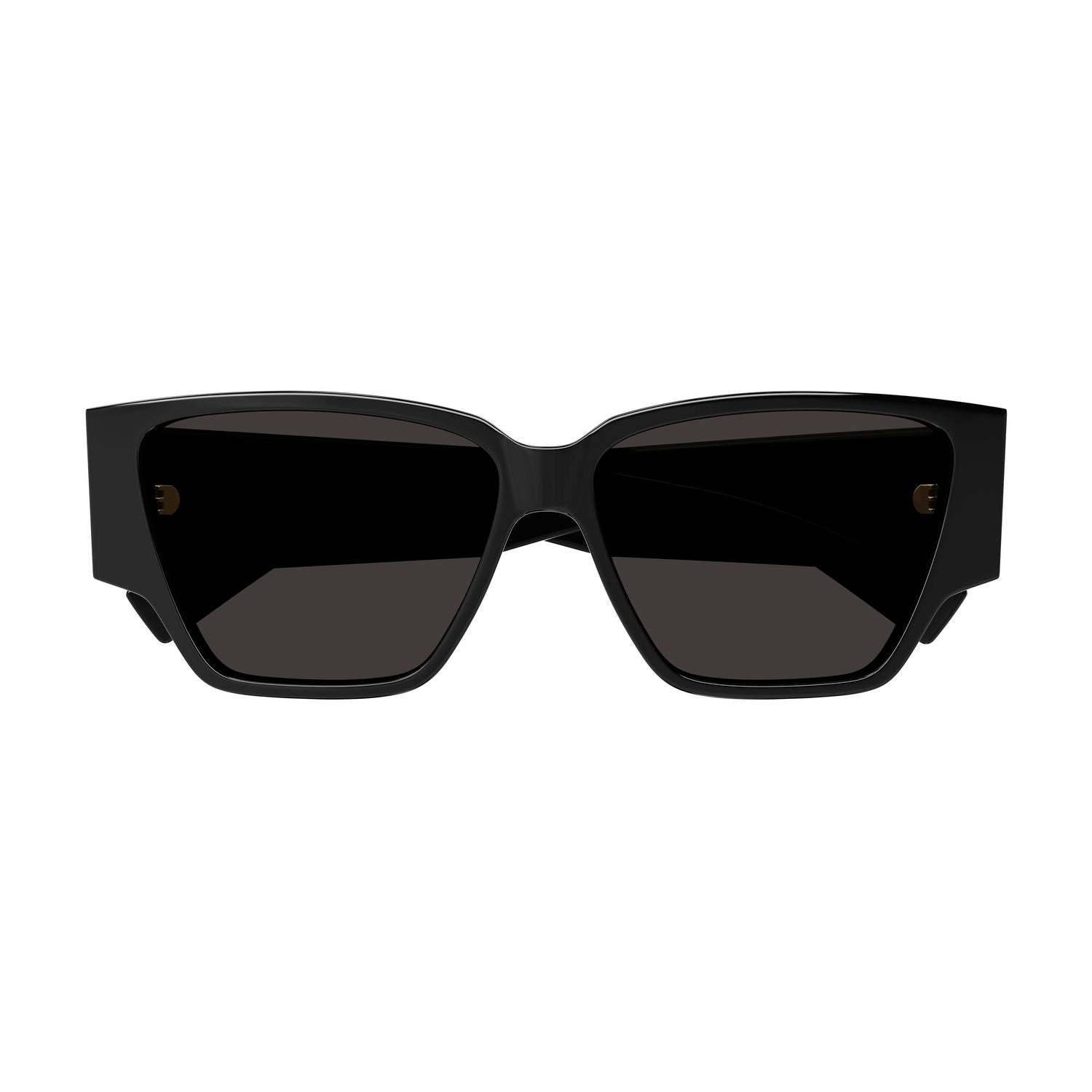 BV1285S Black recycled acetate Sunglasses - Shiny Black