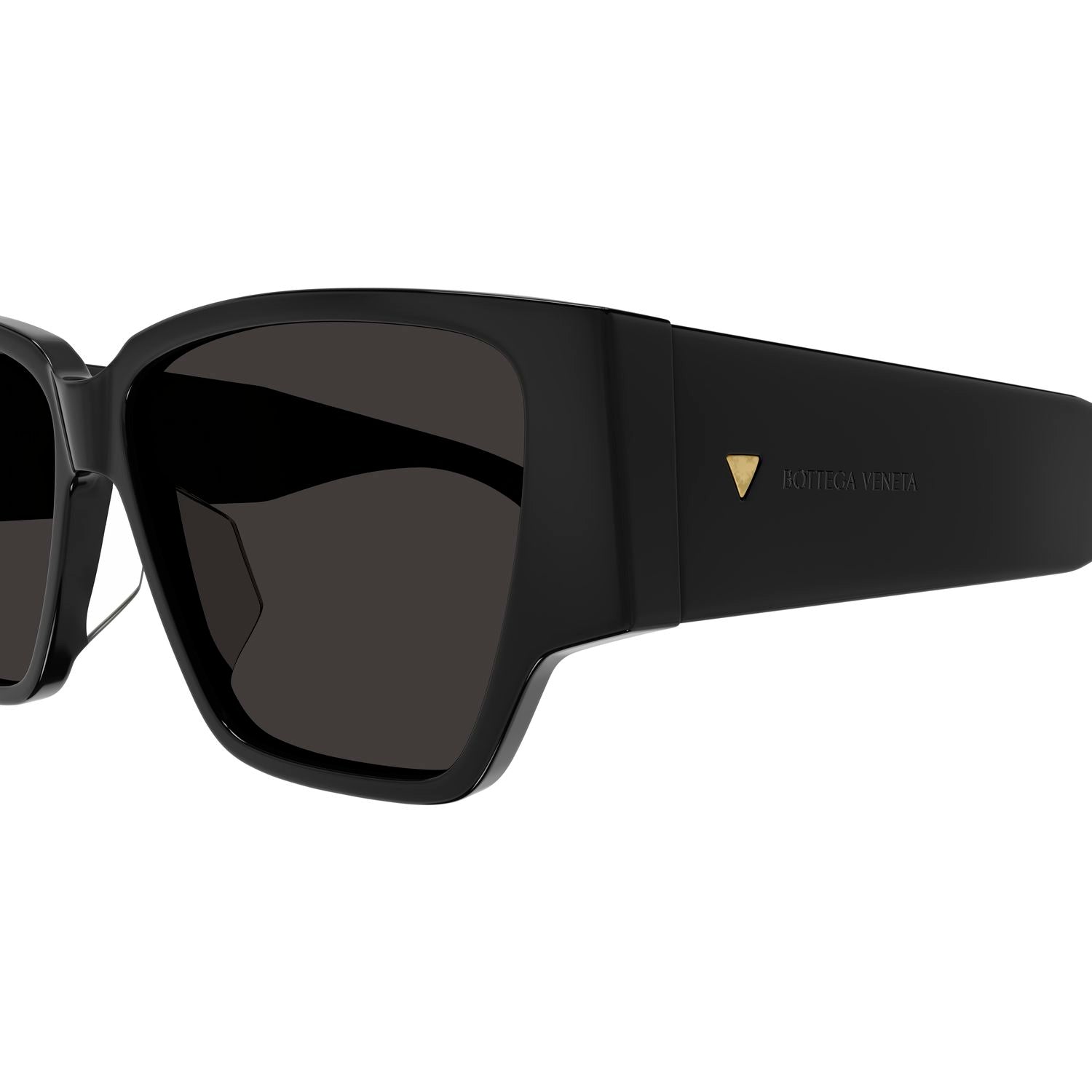 BV1285S Black recycled acetate Sunglasses - Shiny Black
