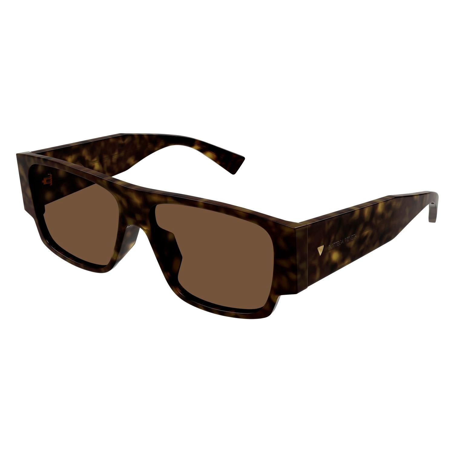 BV1286S Havana recycled acetate Sunglasses - Shiny Havana