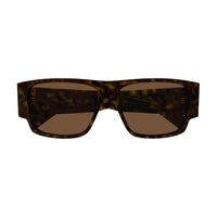 BV1286S Havana recycled acetate Sunglasses - Shiny Havana