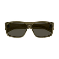 SL 689 Brown recycled acetate Sunglasses - Shiny Transparent Brown