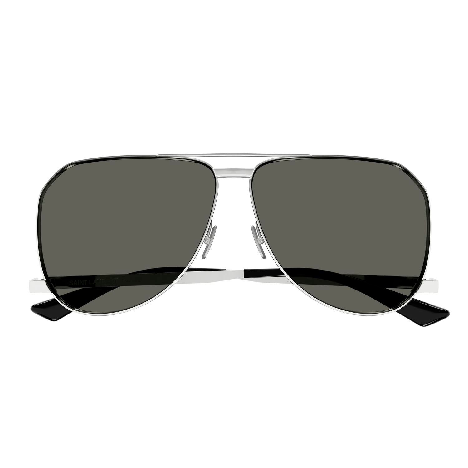 SL 690 Dust Silver metal Sunglasses - Shiny Silver