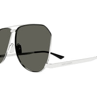 SL 690 Dust Silver metal Sunglasses - Shiny Silver