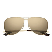 SL 690 Dust Gold metal Sunglasses - Shiny Gold