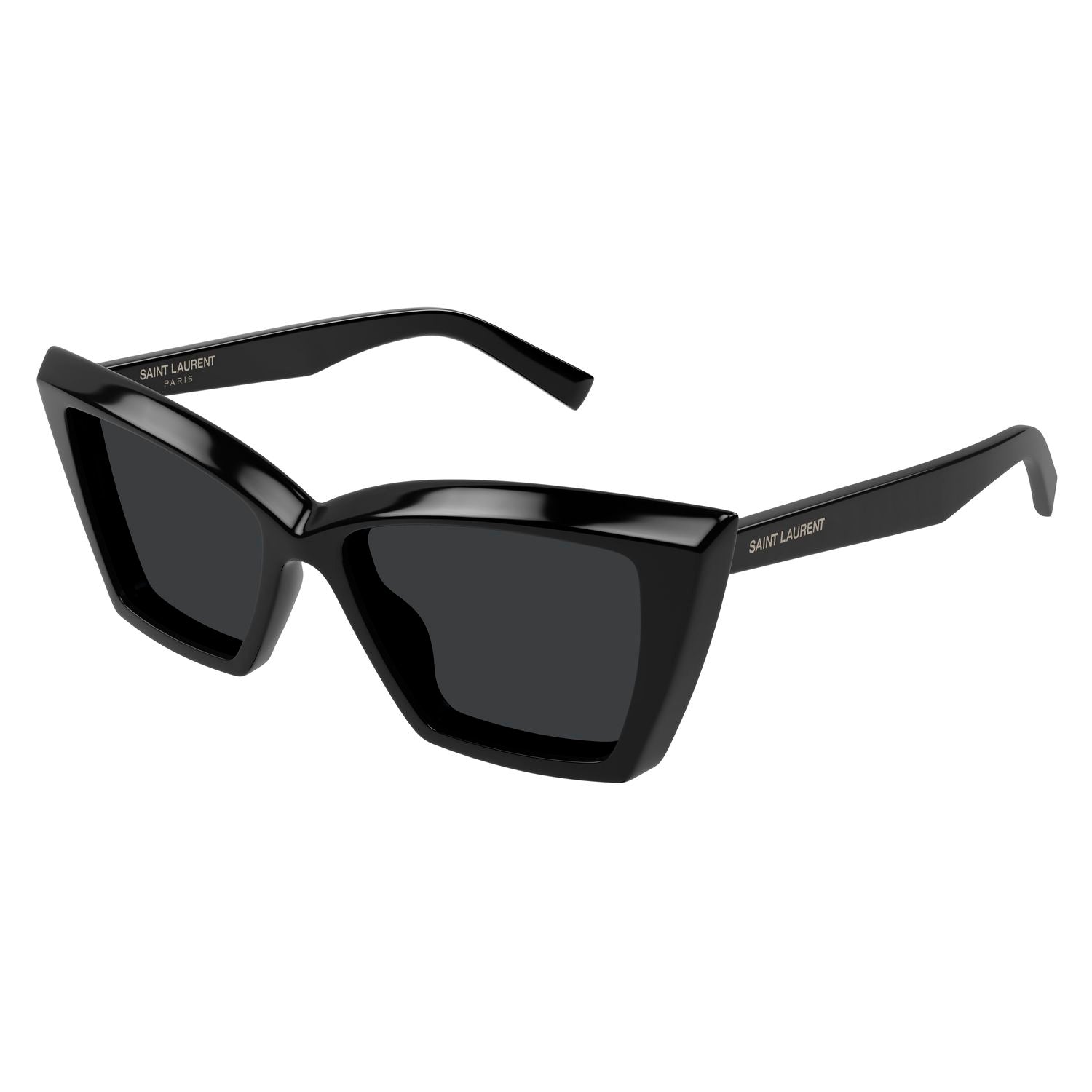 SL 657/F Black recycled acetate Sunglasses - Shiny Black