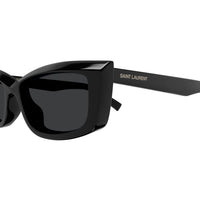 SL 658 Black recycled acetate Sunglasses - Shiny Black