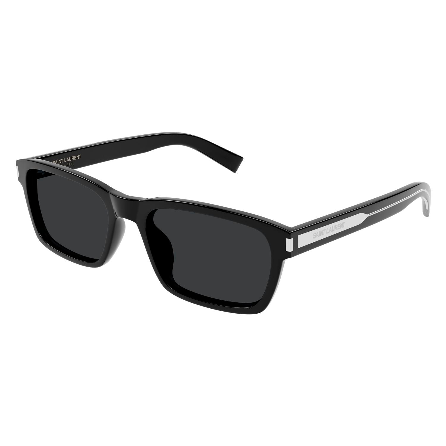 SL 662 Black recycled acetate Sunglasses - Shiny Black