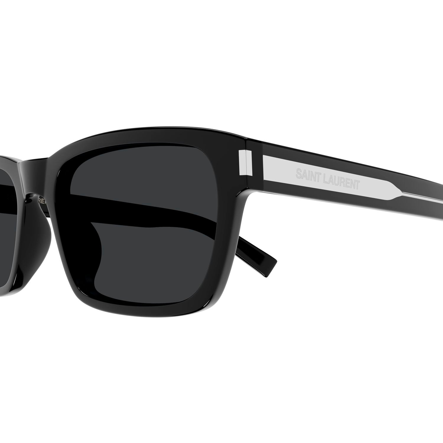 SL 662 Black recycled acetate Sunglasses - Shiny Black