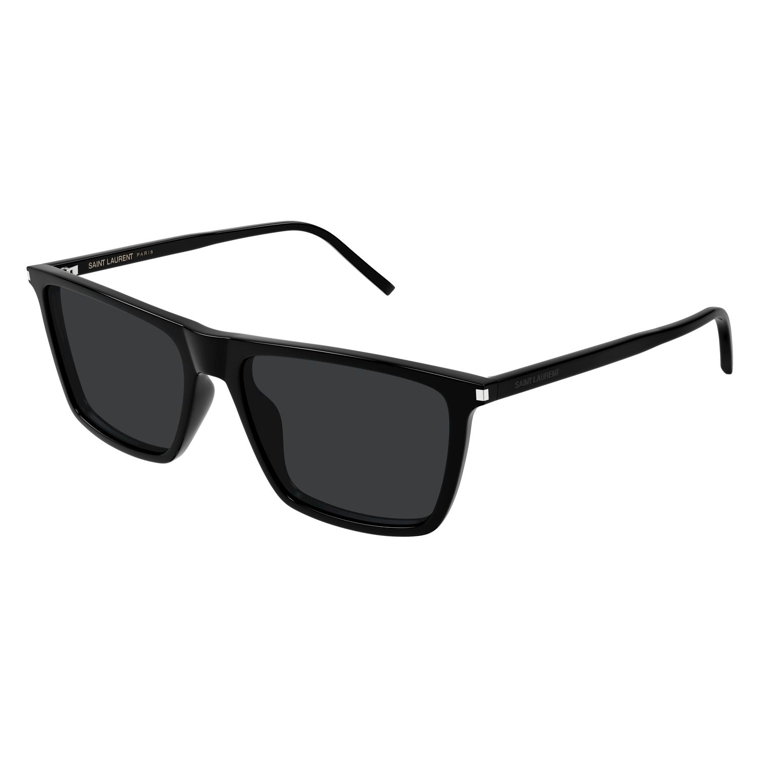 SL 668 Black recycled acetate Sunglasses - Shiny Black