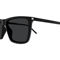 SL 668 Black recycled acetate Sunglasses - Shiny Black