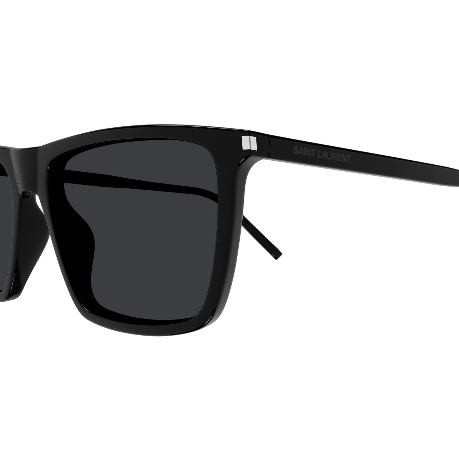 SL 668 Black recycled acetate Sunglasses - Shiny Black