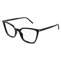 SL 669 Black recycled acetate Optical Frames - Shiny Black