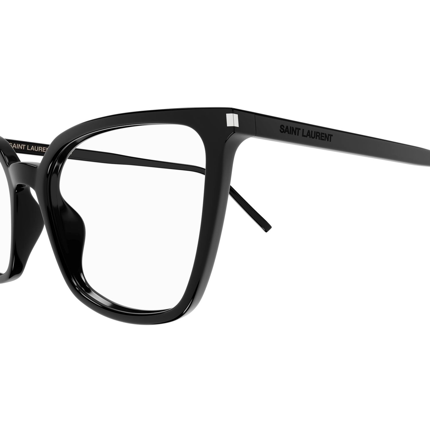 SL 669 Black recycled acetate Optical Frames - Shiny Black