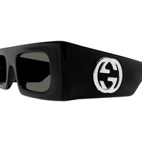 GG1646S Black injection Sunglasses - Shiny Black