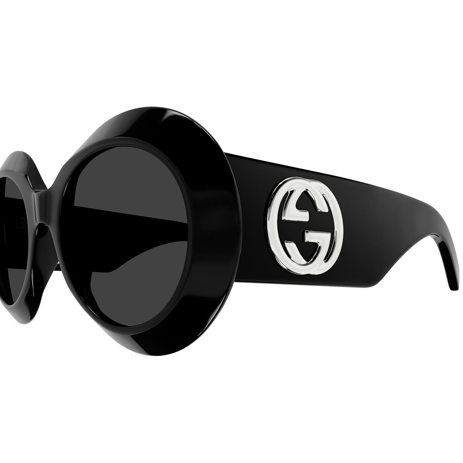 GG1647S Black recycled acetate Sunglasses - Shiny Black