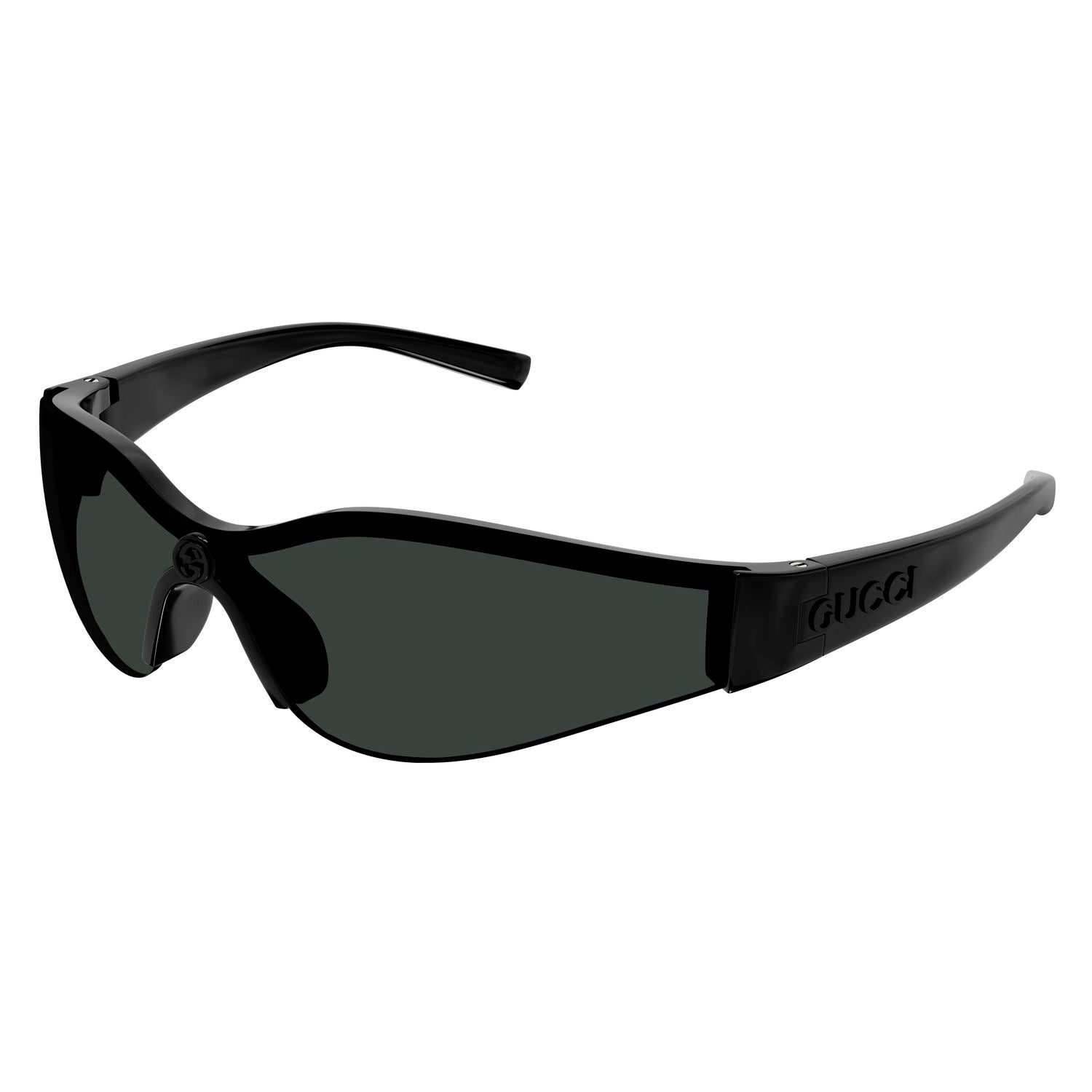 GG1651S Black injection Sunglasses - Shiny Black