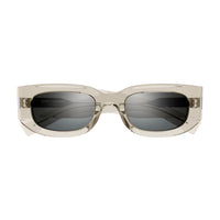 SL 697 Beige recycled acetate Sunglasses - Shiny Transparent Beige