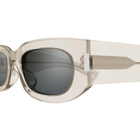 SL 697 Beige recycled acetate Sunglasses - Shiny Transparent Beige