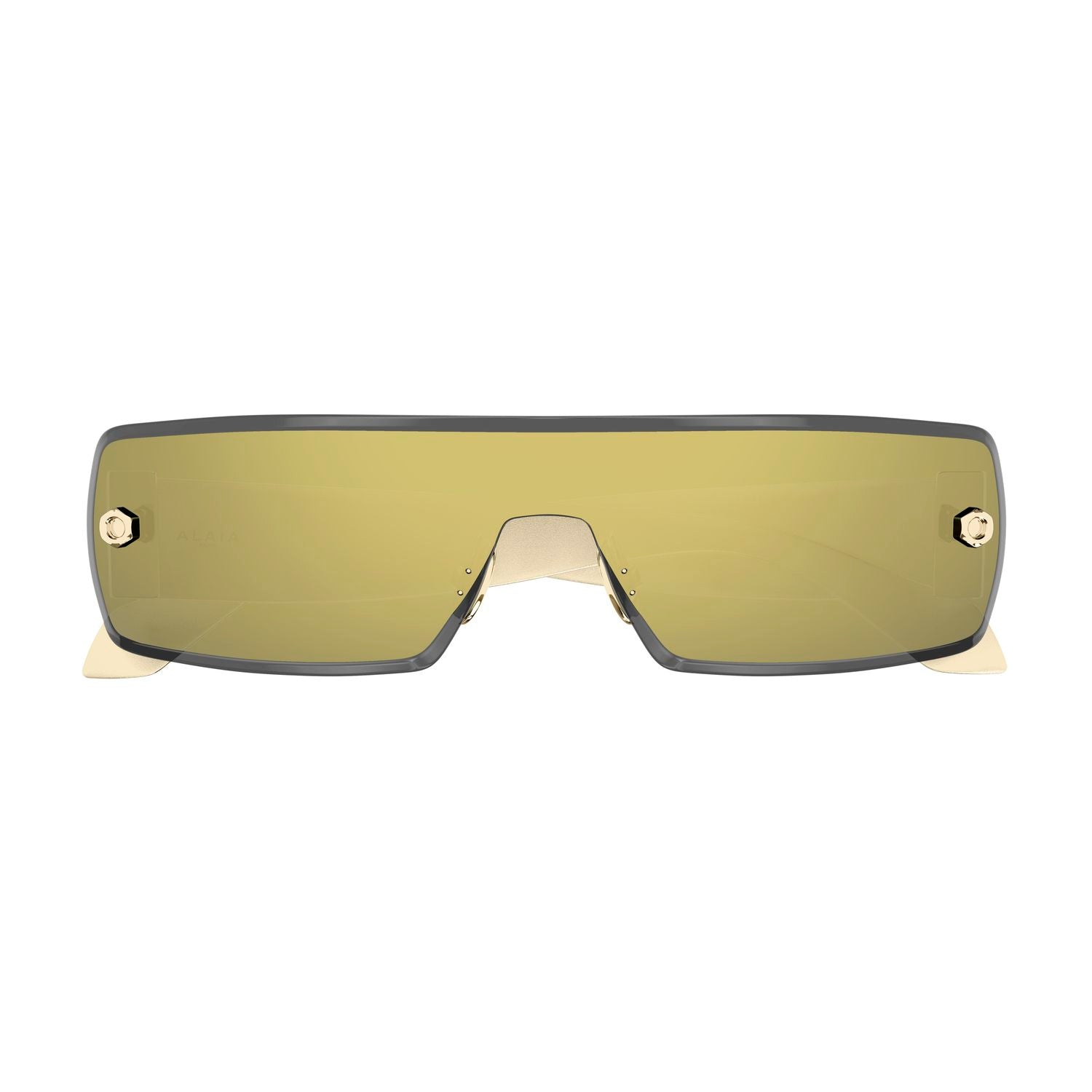 AA0083S Gold metal Sunglasses - Shiny Gold
