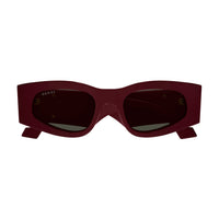 GG1754S Burgundy recycled acetate Sunglasses - Shiny Solid Burgundy