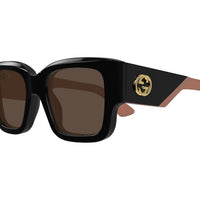 GG1663S Black recycled acetate Sunglasses - Shiny Black