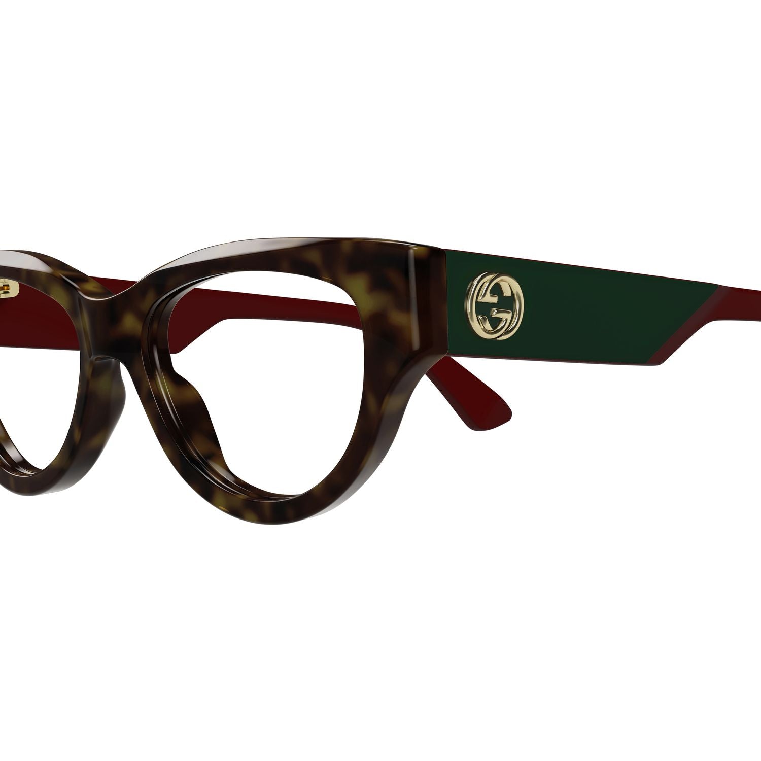 GG1665O Havana recycled acetate Optical Frames - Shiny Havana