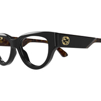 GG1665O Black recycled acetate Optical Frames - Shiny Black